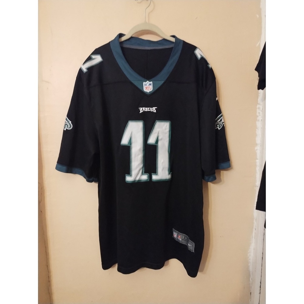 Nike Philadelphia Eagles Carson Wentz Jersey - Black/Green/White
